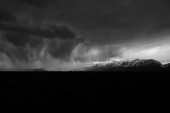 Storm over the Grand Tetons